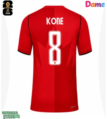 Canada Ismael Kone #8 Replika Hjemmebanetrøje Dame VM 2026 Kortærmet